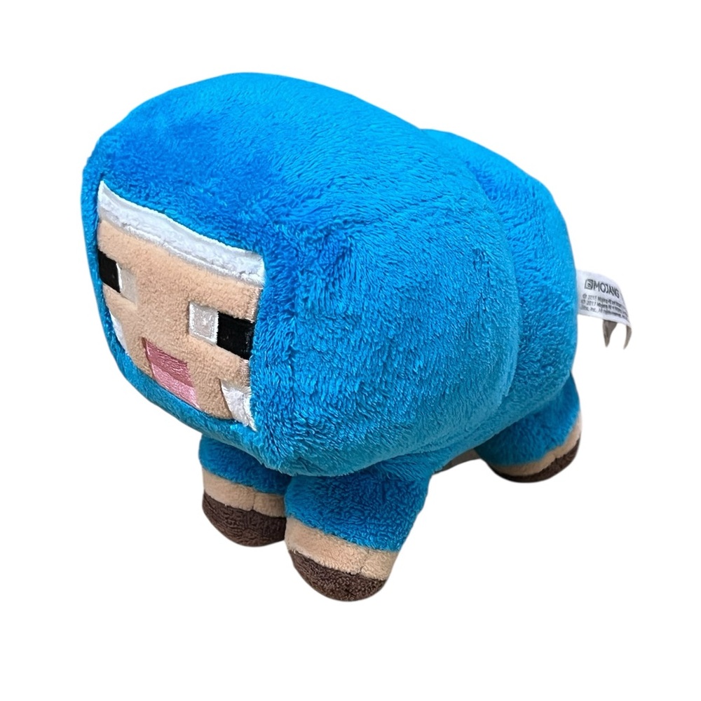 Minecraft Blue Baby Sheep Plush Stuffed Toy